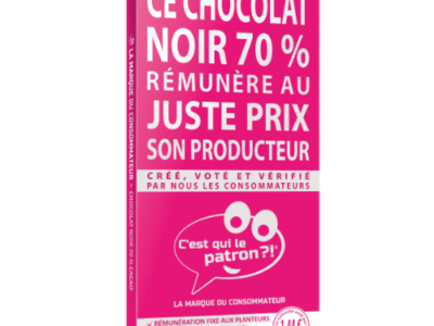 Chocolat noir 70% des consommateurs - C'est qui le Patron