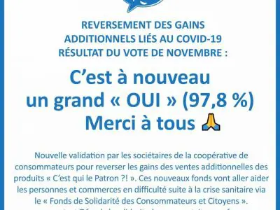 Reversement des bénéfices C'est qui le Patron