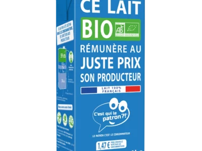 Lait bio demi-écrémé des consommateurs - C'est qui le Patron