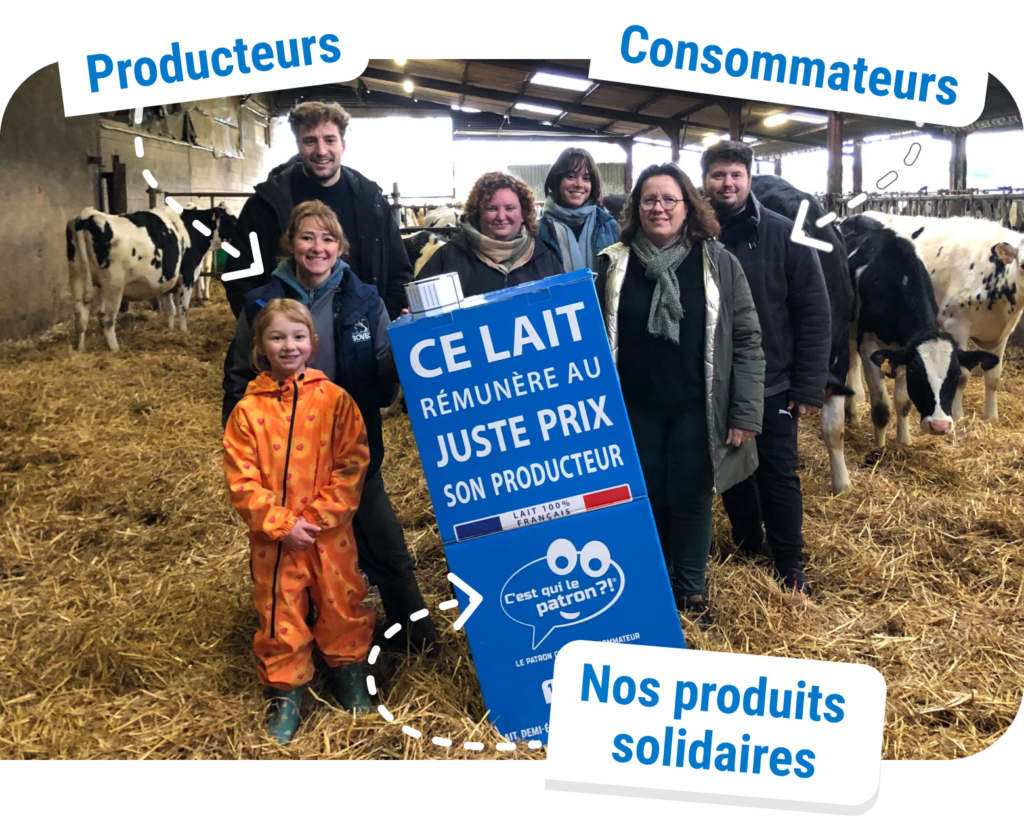 C'est qui le patron - la marque des consommateurs en soutien aux producteurs