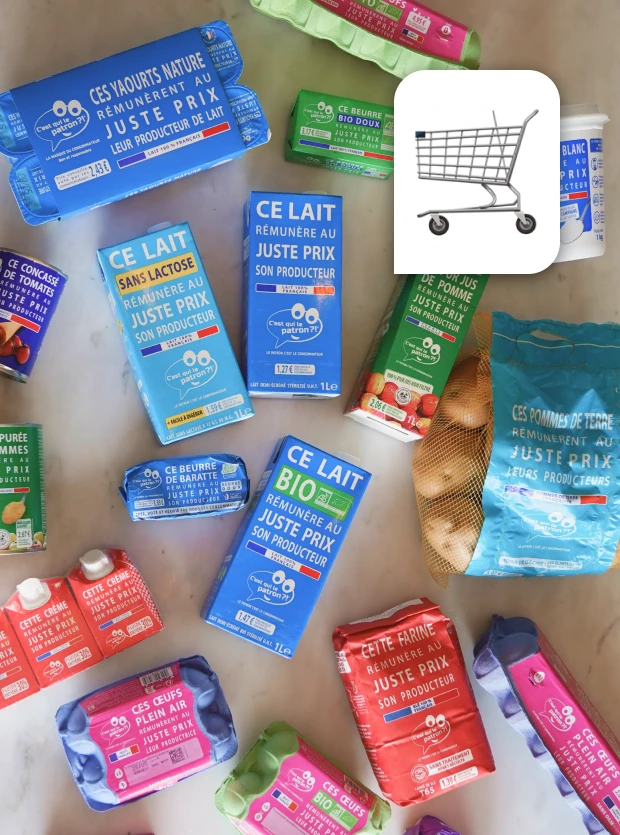 Achat des produits C'est qui le Patron