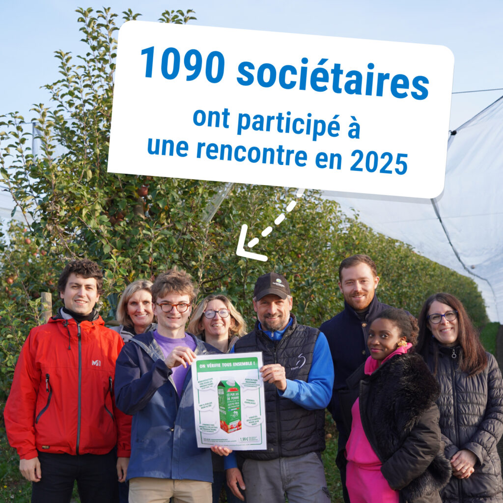 1090 sociétaires ont participé à une rencontre en 2025