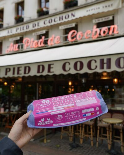 Les oeufs au Pied de Cochon